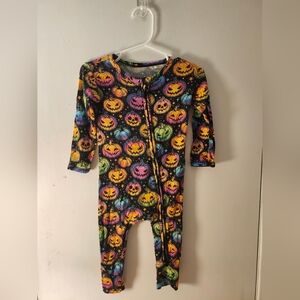 Colorful Halloween Pumpkin Onesie
